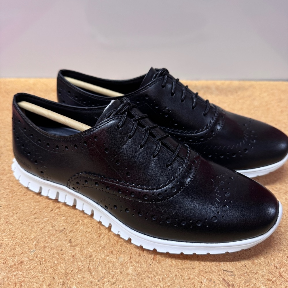 Cole Haan Black Sneakers with White Soles